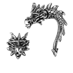 Alchemy Gothic Tor Dragon Faux Ear Stretcher Earring