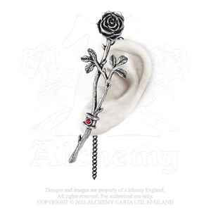 Alchemy Gothic Chained Love Rose Ear Wrap from Gothic Spirit