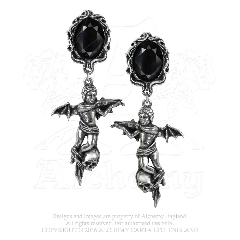 Alchemy Gothic Mesukmus Pair of Earrings from Gothic Spirit