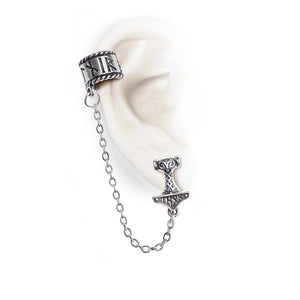 Alchemy Gothic Thor Donner Single Earring
