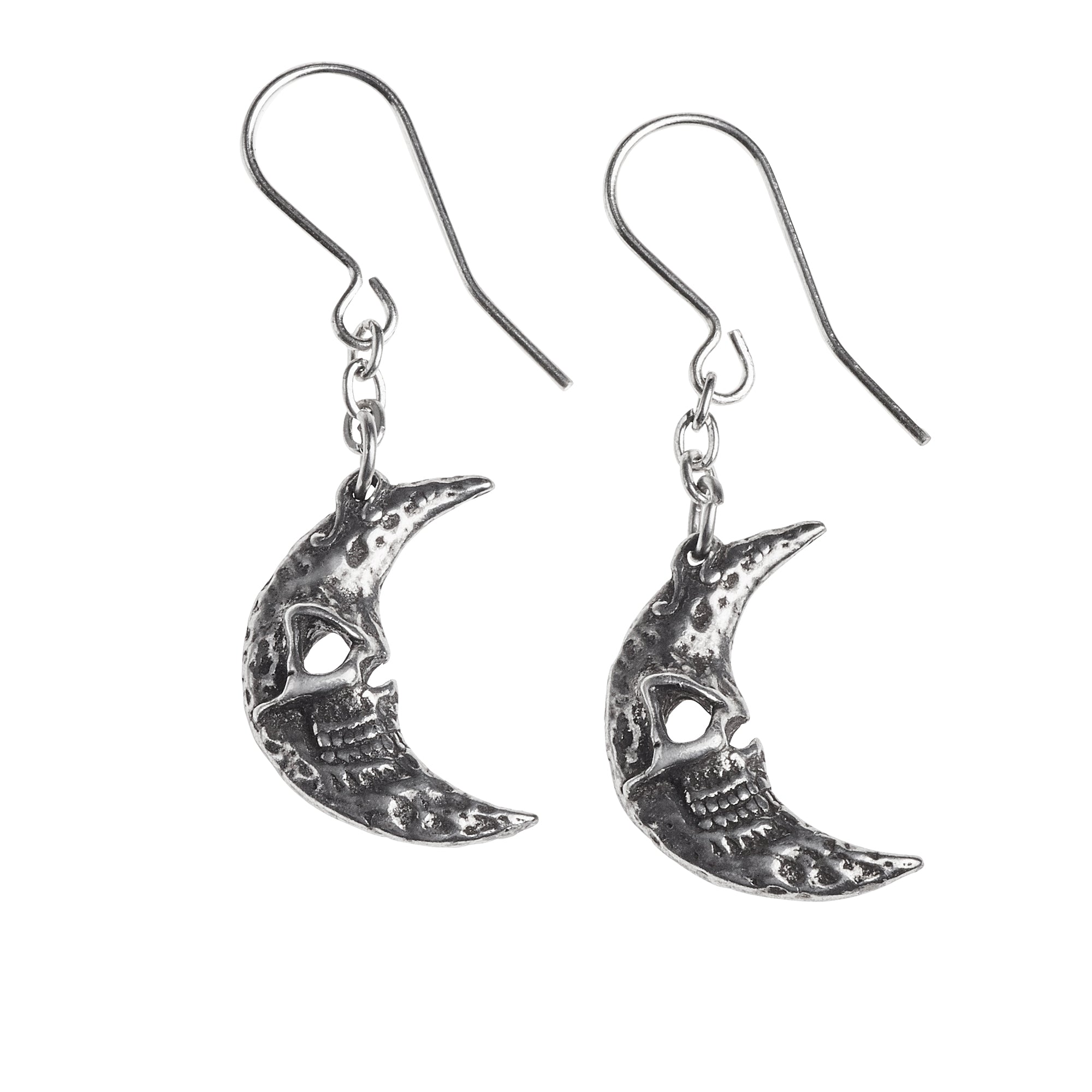 Alchemy Gothic M'era Luna Crescens - Tragicom Pair of Earrings