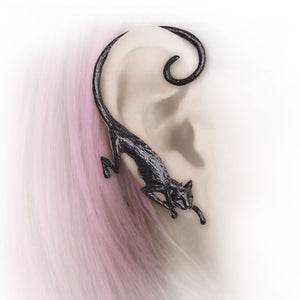 Alchemy Gothic Cat Sith Single Earring