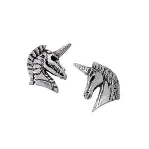 Alchemy Gothic Unicorn Pair of Earrings