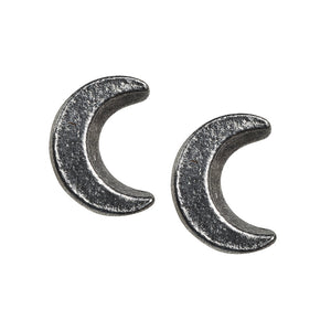 Alchemy Gothic Sickle Moon Pair of Earrings from Gothic Spirit