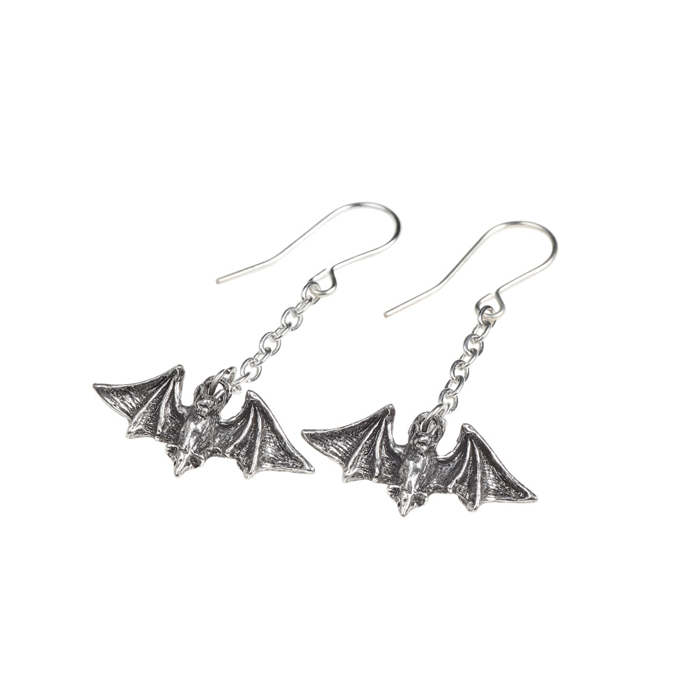 Alchemy Gothic Kiss The Night Pair of Earrings from Gothic Spirit