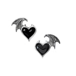 Alchemy Gothic Blacksoul Studs Pair of Earrings from Gothic Spirit