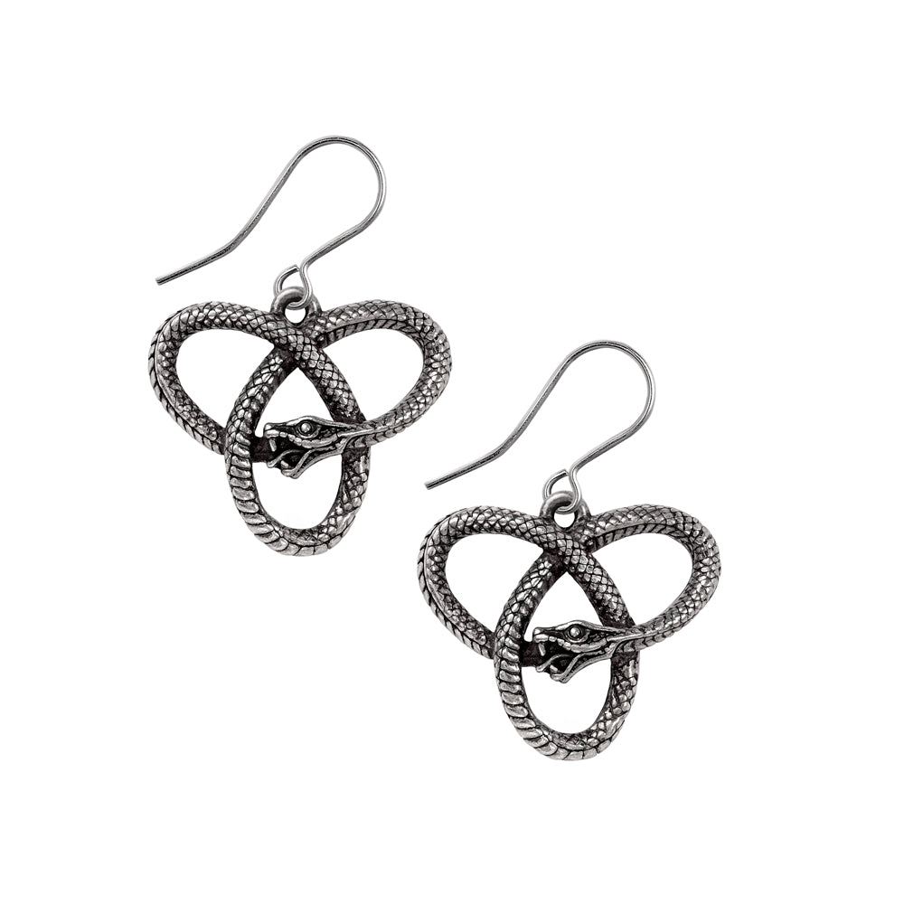 Alchemy Gothic Eve's Triquetra Pair of Earrings