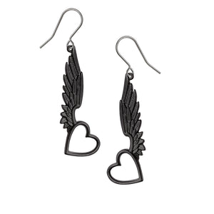 Alchemy Gothic Passio Wings of Love Pair of Earrings