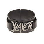 Alchemy Rocks Slayer: logo Leather Wriststrap from Gothic Spirit