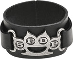 Alchemy Rocks 5FDP Knuckle Duster Leather Wriststrap from Gothic Spirit