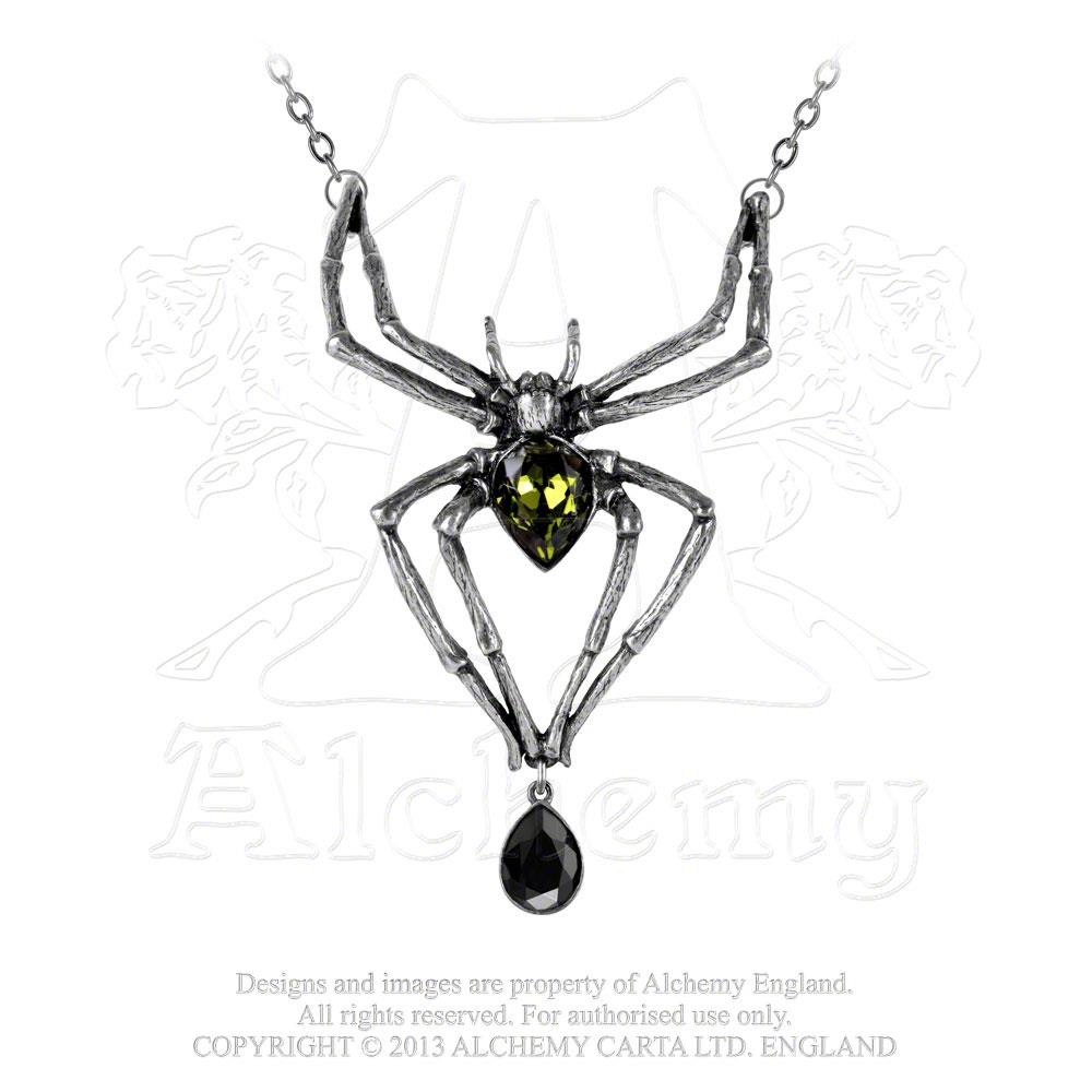 Alchemy Gothic Emerald Venom Necklace from Gothic Spirit