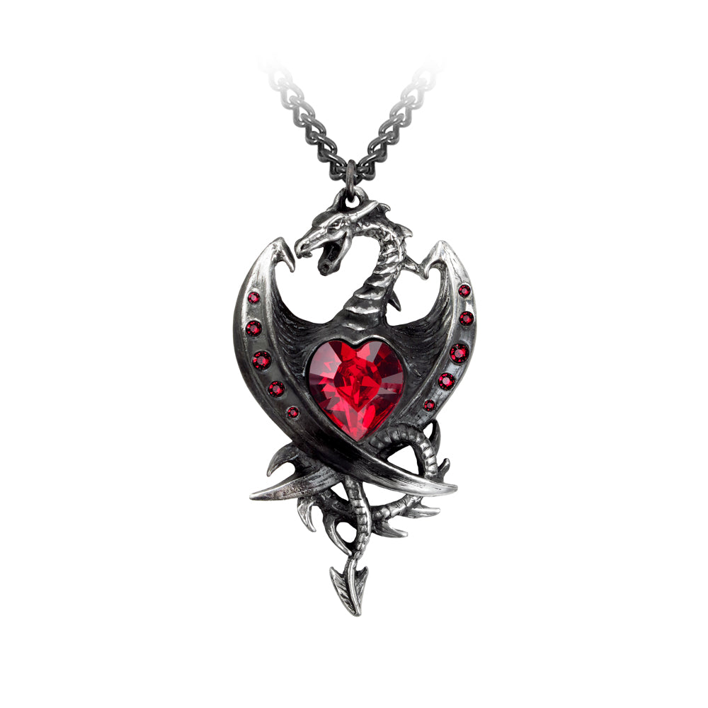 Alchemy Gothic Diamond Heart Pendant