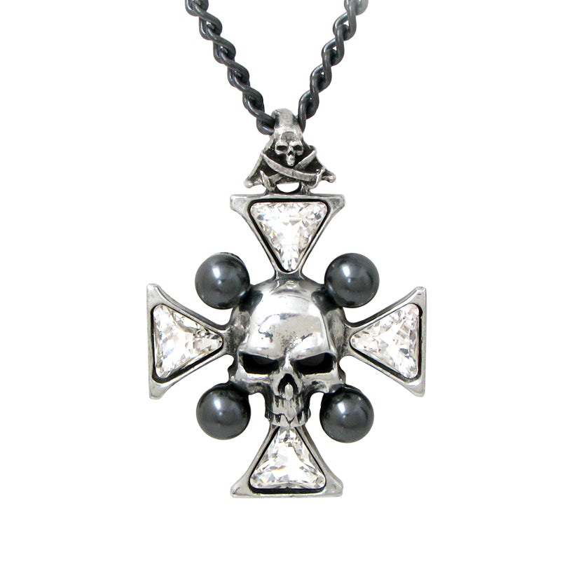 Alchemy Gothic St John's Crystalbone Cross Pendant