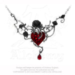 Alchemy Gothic Bed Of Blood-Roses Necklace from Gothic Spirit