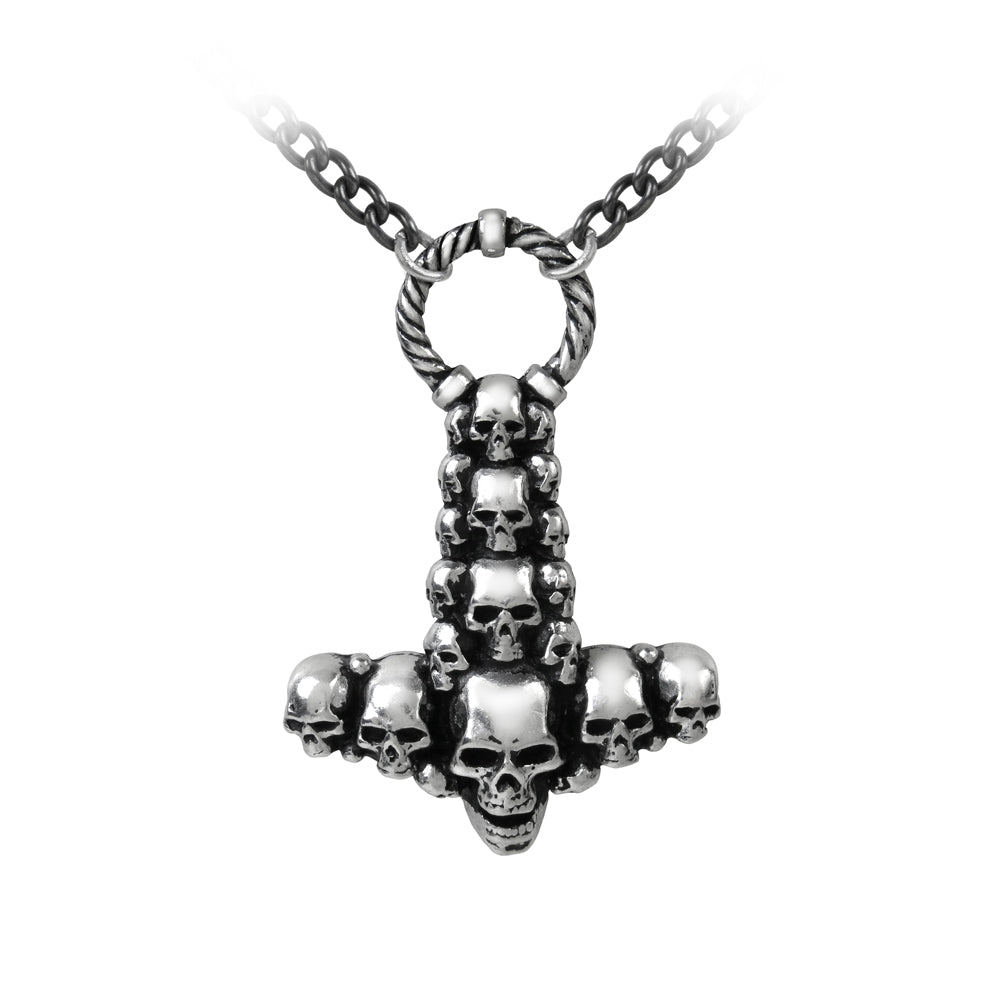Alchemy Gothic Skullhammer Pendant