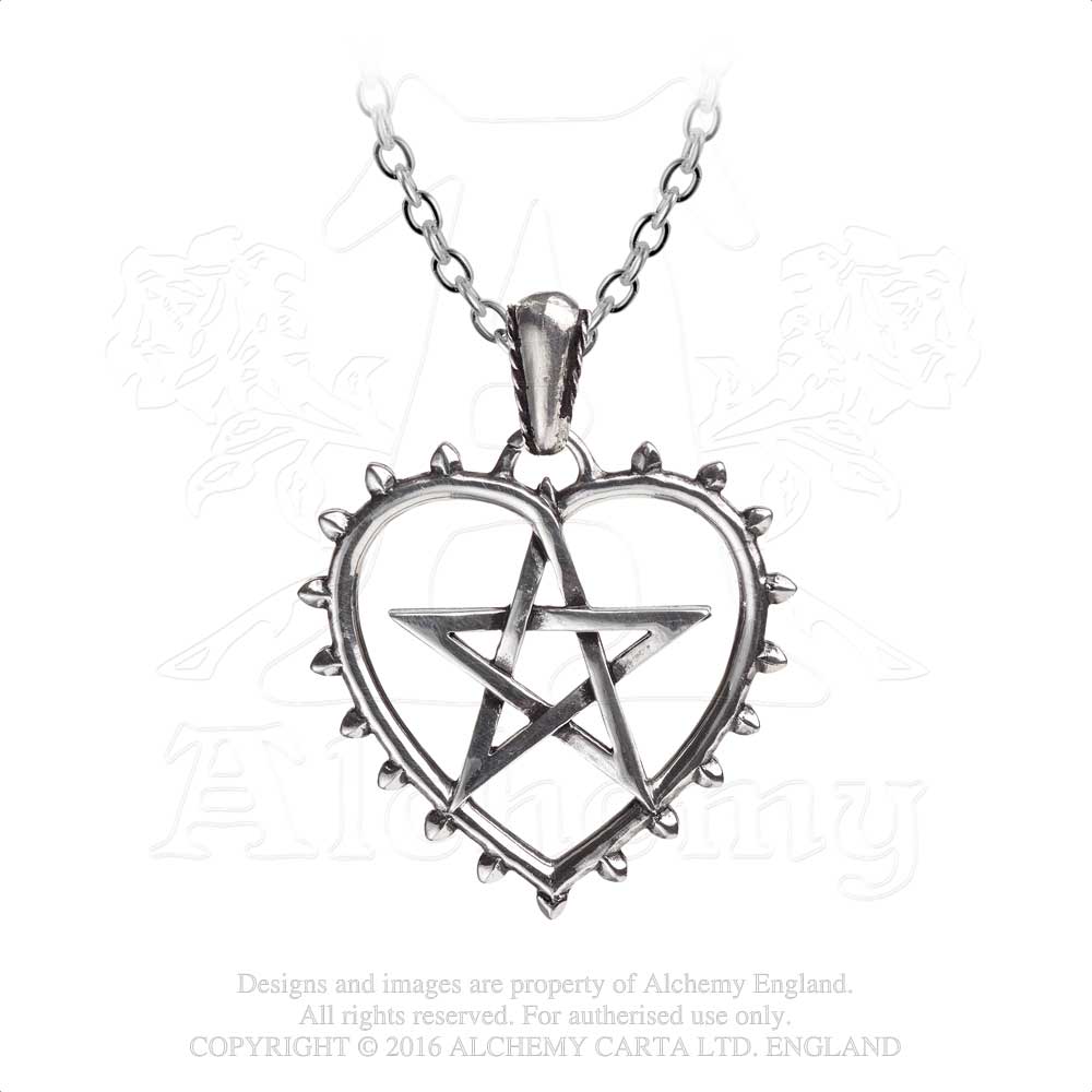 Alchemy Gothic Cunning Heart Pendant from Gothic Spirit