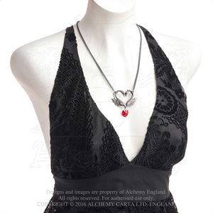 Alchemy Gothic The Black Swan Romance Necklace from Gothic Spirit