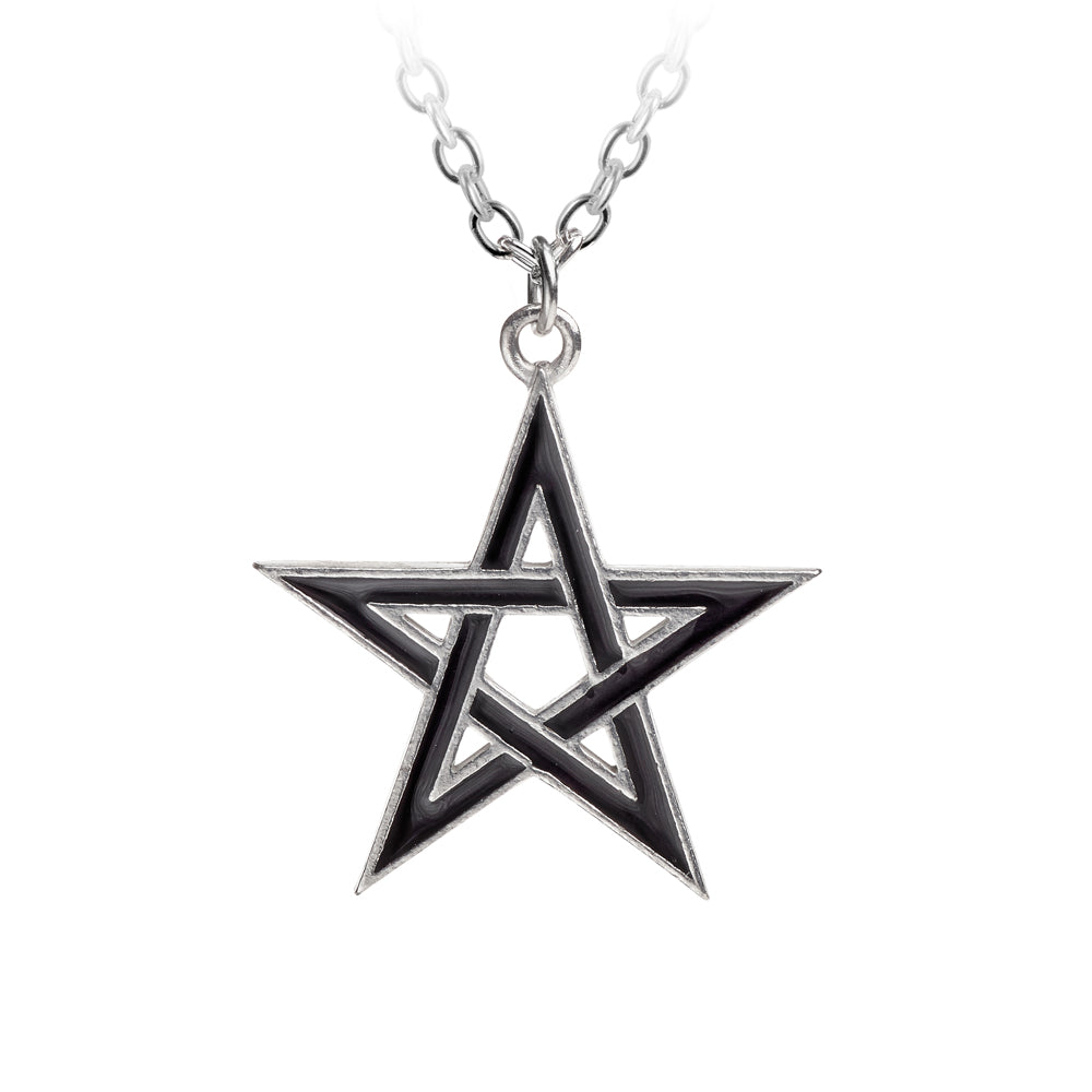 Alchemy Gothic Black Star Pendant