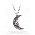 Alchemy Gothic M'era Luna Crescens - Tragicom Moon Pendant from Gothic Spirit