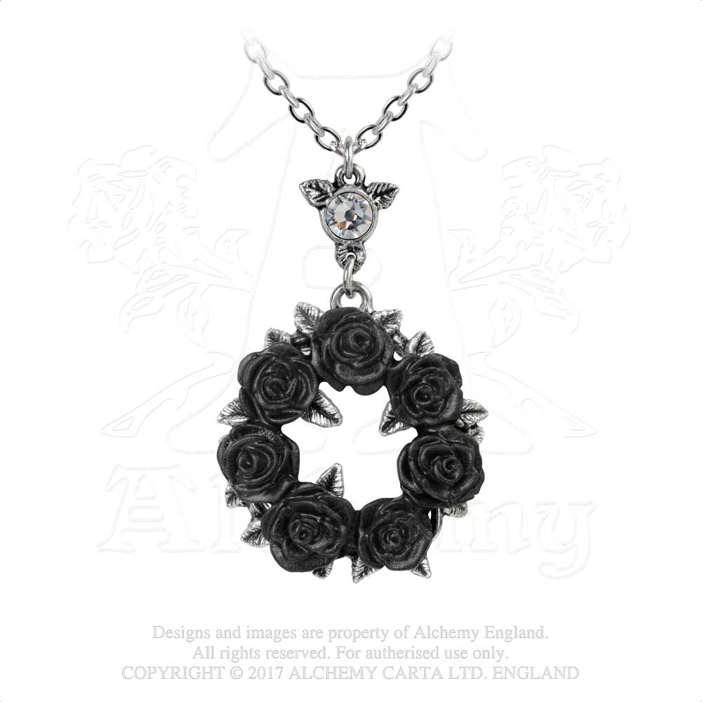 Alchemy Gothic Ring 'O Roses Pendant from Gothic Spirit