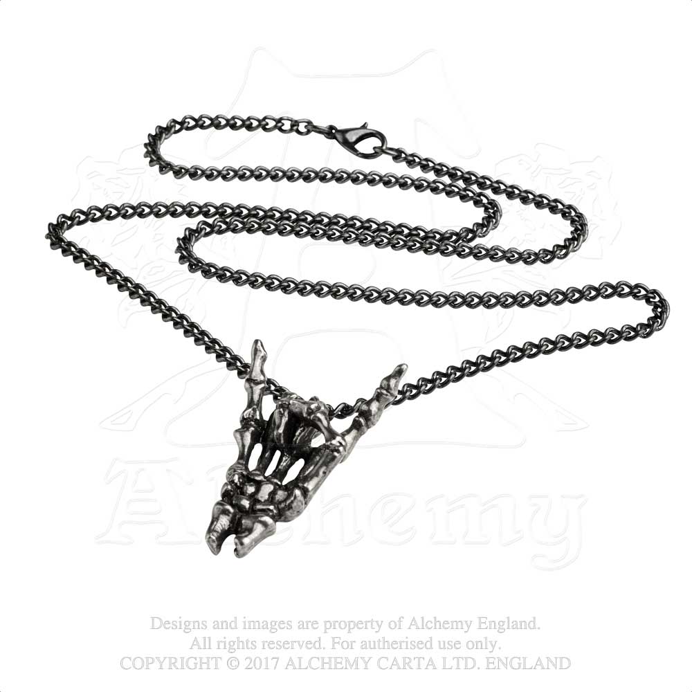 Alchemy Gothic Maloik: Sign Of The Horns: Maschio Pendant from Gothic Spirit