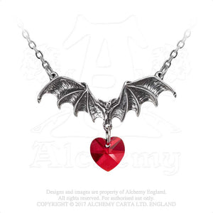 Alchemy Gothic Vampire Loveheart Pendant from Gothic Spirit