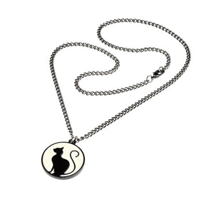 Alchemy Gothic Meow at the Moon Pendant