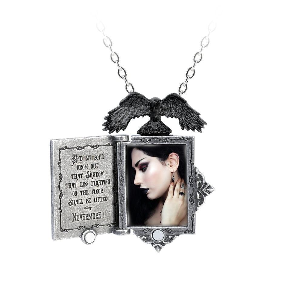 Alchemy Gothic Poe's Raven Locket Locket from Gothic Spirit