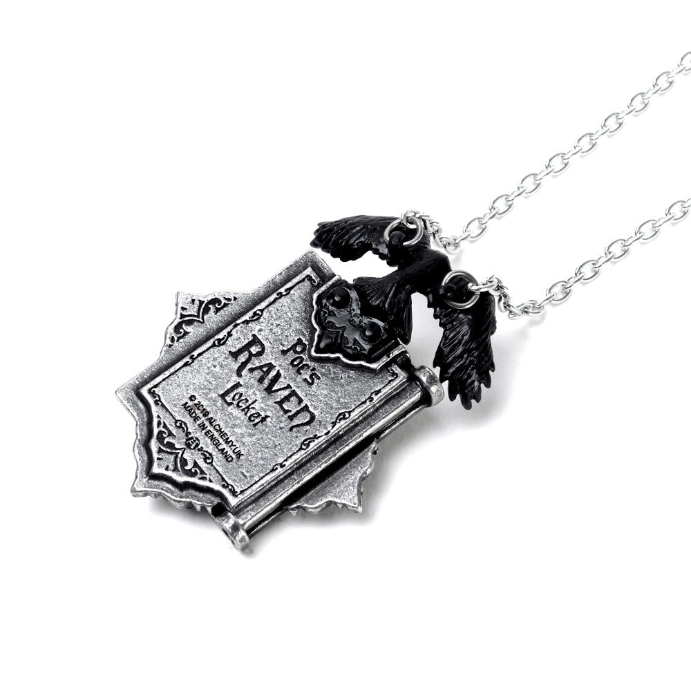 Alchemy Gothic Poe's Raven Locket Locket