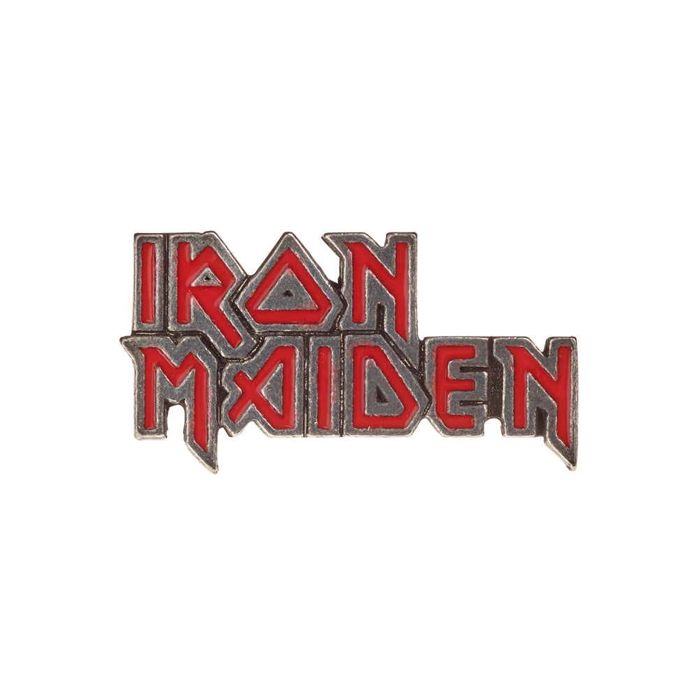 Alchemy Rocks Iron Maiden: enamelled logo Pin Badge from Gothic Spirit