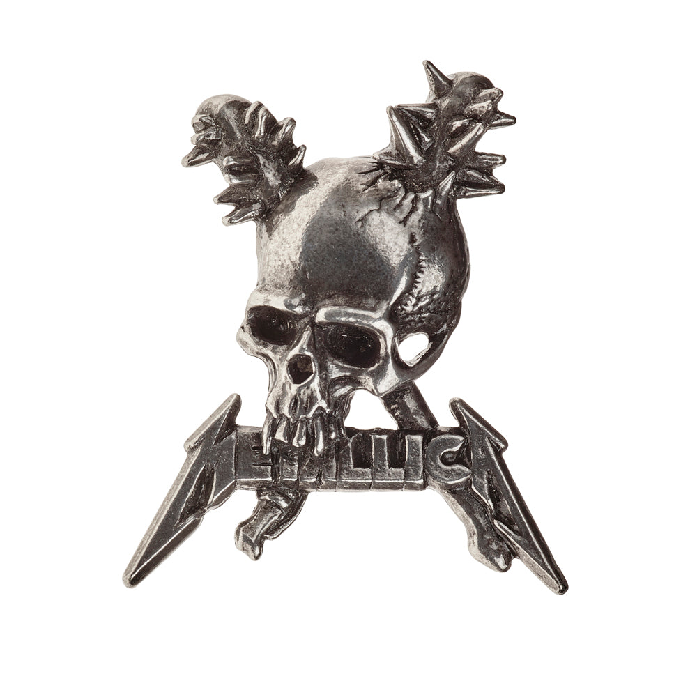 Alchemy Rocks Metallica: Damage Inc. skull Pin Badge from Gothic Spirit