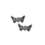 Alchemy Rocks Bullet for my Valentine: Wings Logo Pair of Earrings from Gothic Spirit
