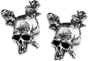 Alchemy Rocks Metallica Damage Pair of Earrings from Gothic Spirit