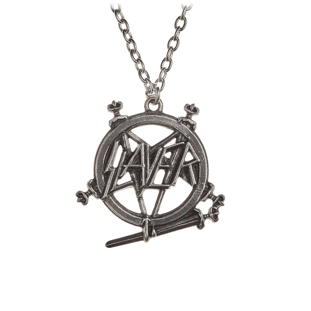 Alchemy Rocks Slayer: Pentagram logo Pendant from Gothic Spirit