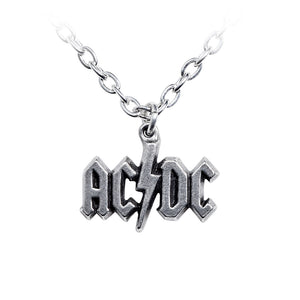 Alchemy Rocks AC/DC: Lightning Logo Pendant from Gothic Spirit