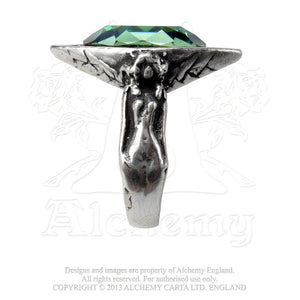 Alchemy Gothic Absinthe Fairy Spirit Crystal Ring from Gothic Spirit