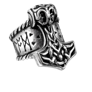 Alchemy Gothic Thor's Runehammer Ring