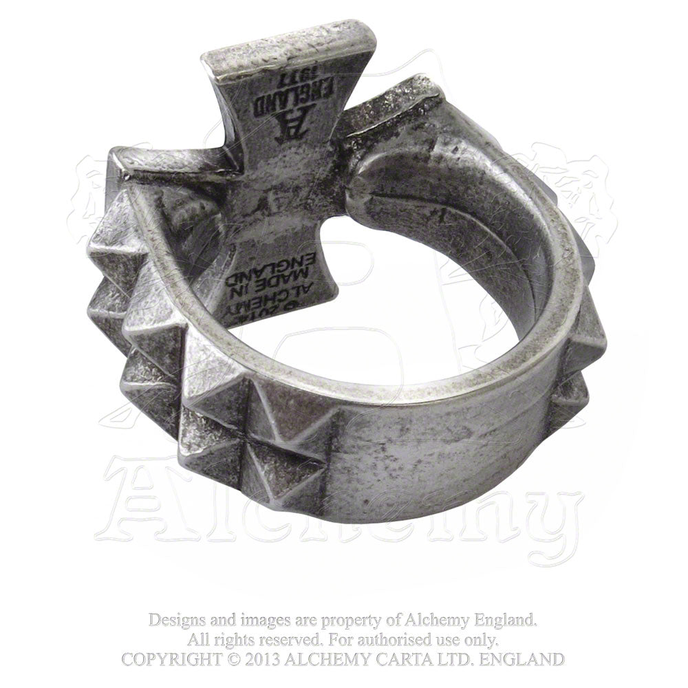 Alchemy Gothic Cross of Iron Ring from Gothic Spirit