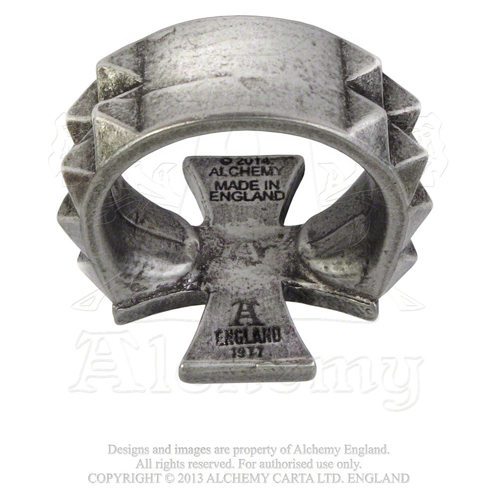 Alchemy Gothic Cross of Iron Ring from Gothic Spirit