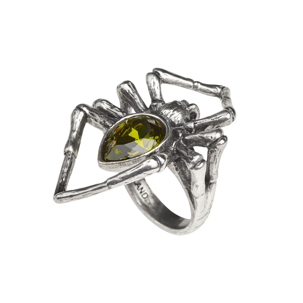 Alchemy Gothic Emerald Venom Ring