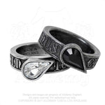 Alchemy Gothic Twin Heart Promise Ring Ring from Gothic Spirit