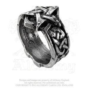 Alchemy Gothic Celtic Theurgy Ring from Gothic Spirit