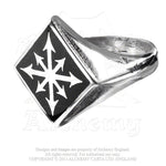 Alchemy Gothic Chaos Signet Ring from Gothic Spirit