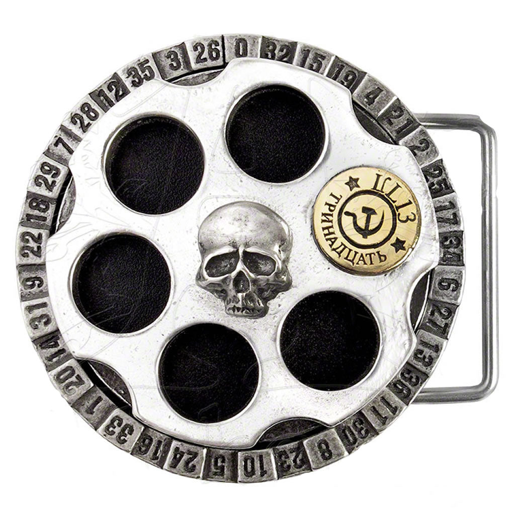 Alchemy UL13 Russian Roulette Belt Buckle from Gothic Spirit