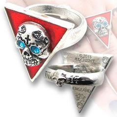 Alchemy UL17 Banderas De Los Muertos Ring from Gothic Spirit