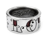 Alchemy UL13 Love/Hate Ring from Gothic Spirit
