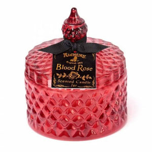 Alchemy Gothic Blood Red Small Scented Boudoir Candle Jar